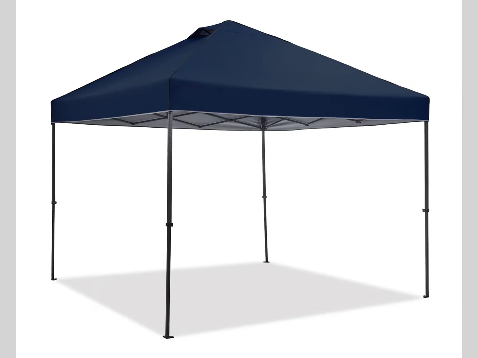 10x10 blue straight-leg canopy